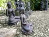 Product image 3 of the product “Seated Buddha, Indian, 50cm H, , Antique Finish ”